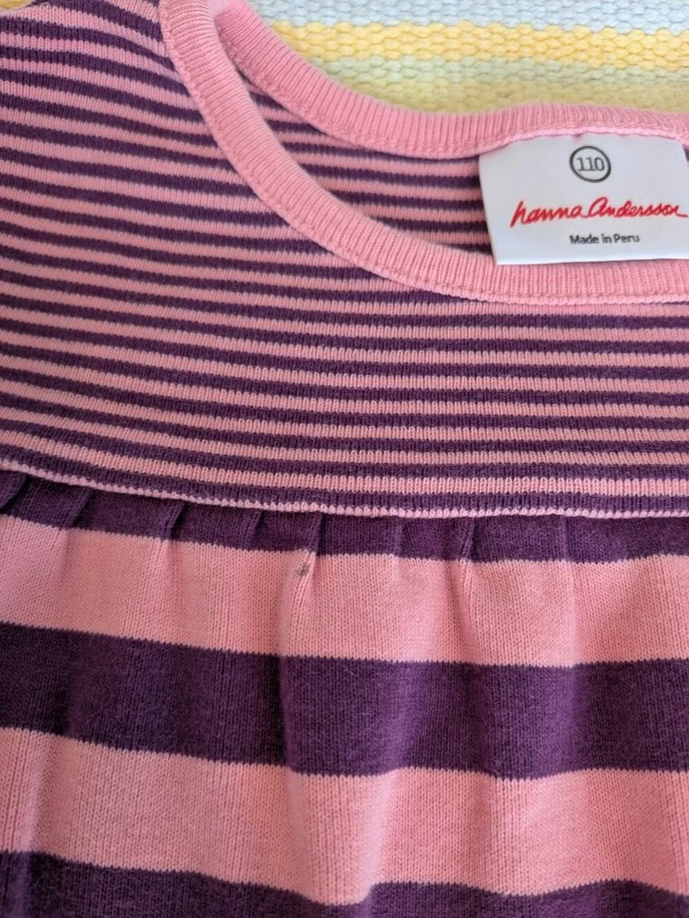 Hanna Andersson Striped Dress Size 5